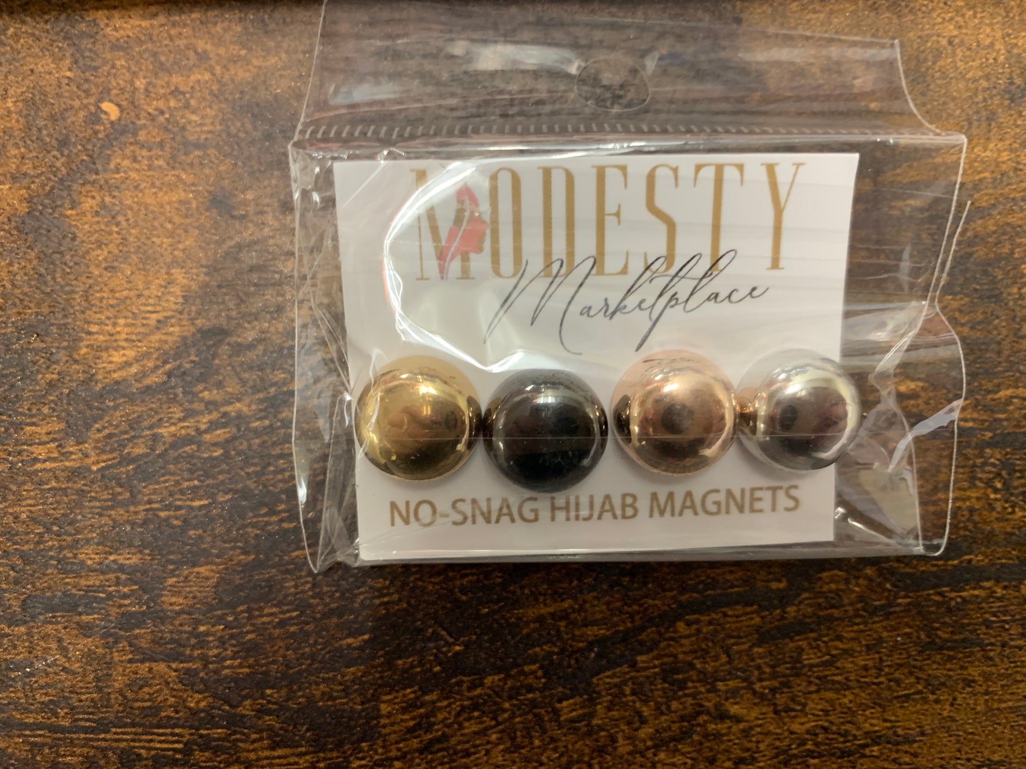 No Snag Magnet Brooches, Gold, Rose Gold, Black and Silver